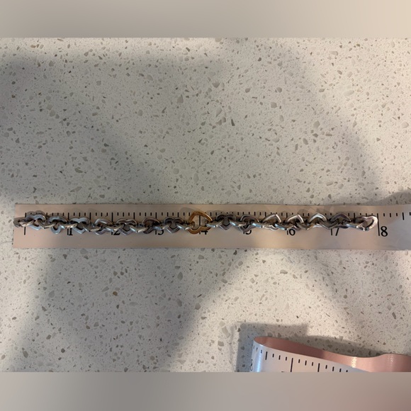 Tiffany two-tone heart bracelet
